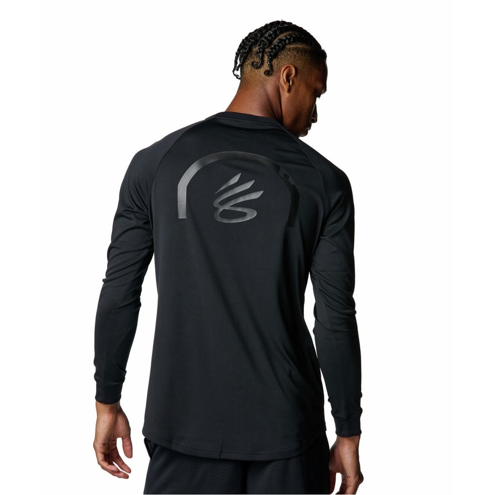 アンダーアーマー（UNDER ARMOUR）（メンズ）バスケットボールウェア カリー テック グラフィック ロングスリーブ Tシャツ 6007864 001