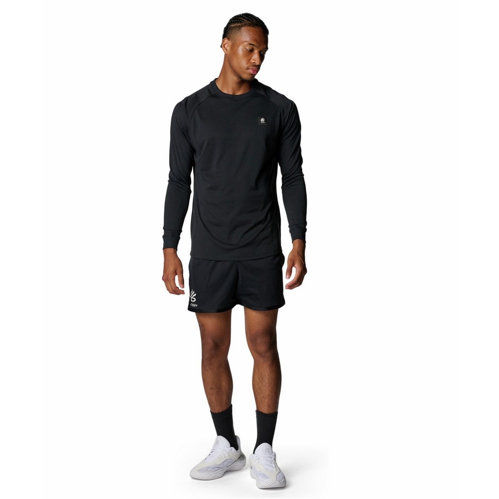 アンダーアーマー（UNDER ARMOUR）（メンズ）バスケットボールウェア カリー テック グラフィック ロングスリーブ Tシャツ 6007864 001