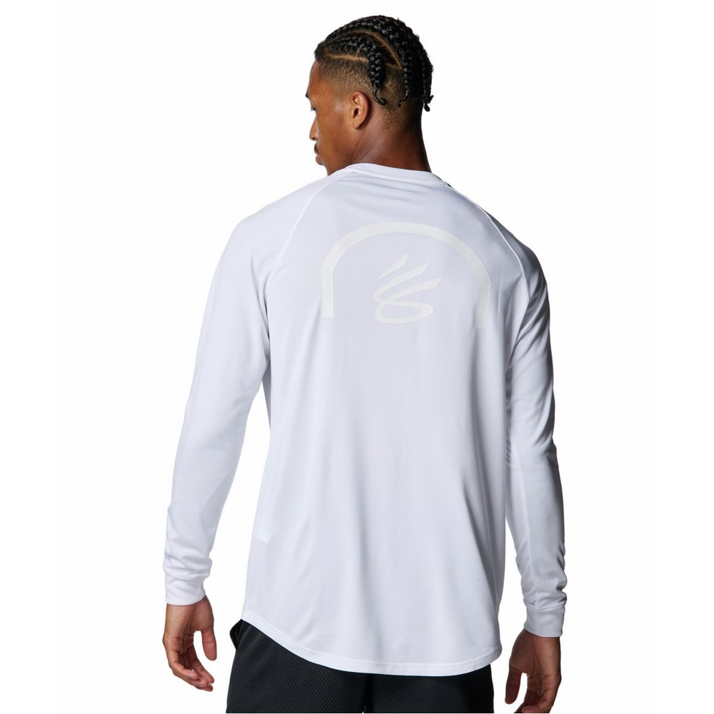 アンダーアーマー（UNDER ARMOUR）（メンズ）バスケットボールウェア カリー テック グラフィック ロングスリーブ Tシャツ 6007864 100