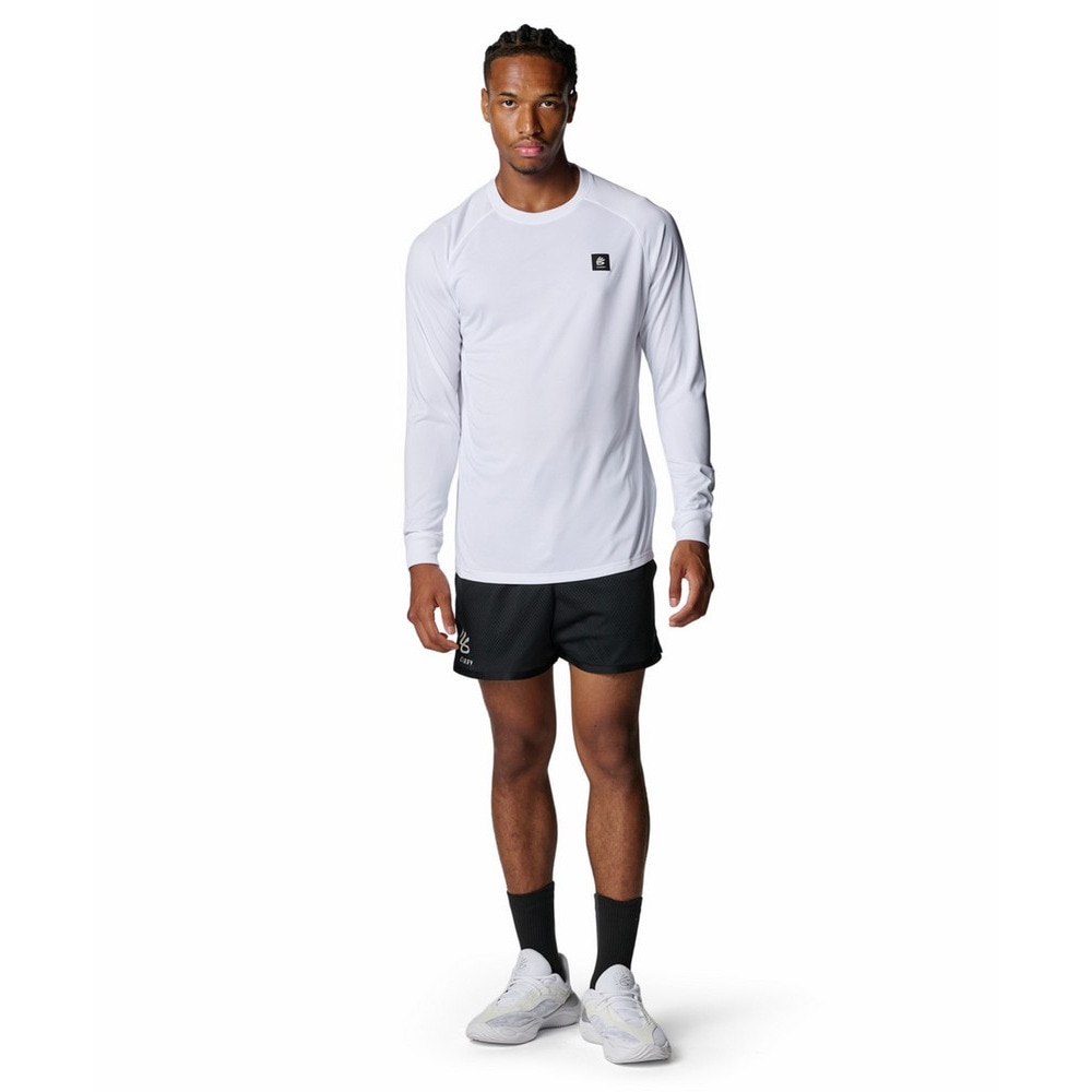 アンダーアーマー（UNDER ARMOUR）（メンズ）バスケットボールウェア カリー テック グラフィック ロングスリーブ Tシャツ 6007864 100