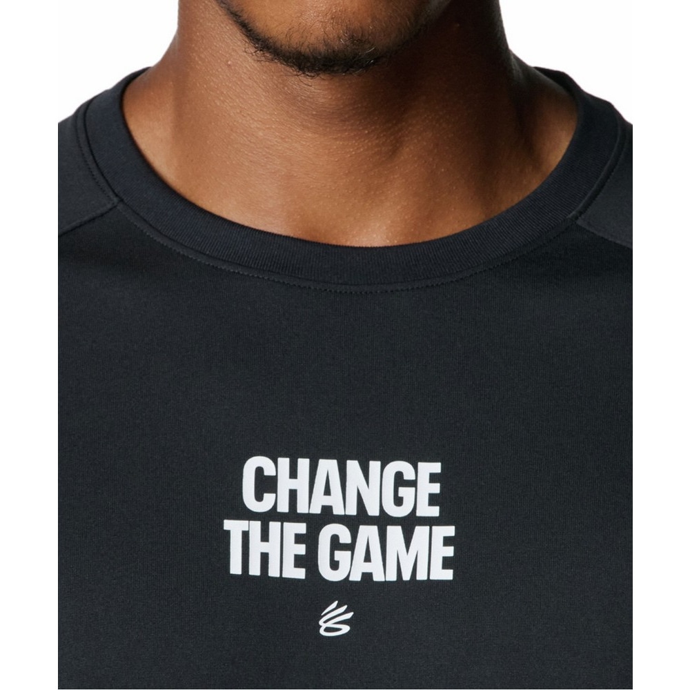 アンダーアーマー（UNDER ARMOUR）（メンズ）バスケットボールウェア カリー テック ロゴ ロングスリーブ Tシャツ 6007865 001