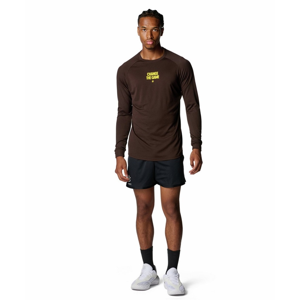 アンダーアーマー（UNDER ARMOUR）（メンズ）バスケットボールウェア カリー テック ロゴ ロングスリーブ Tシャツ 6007865 246