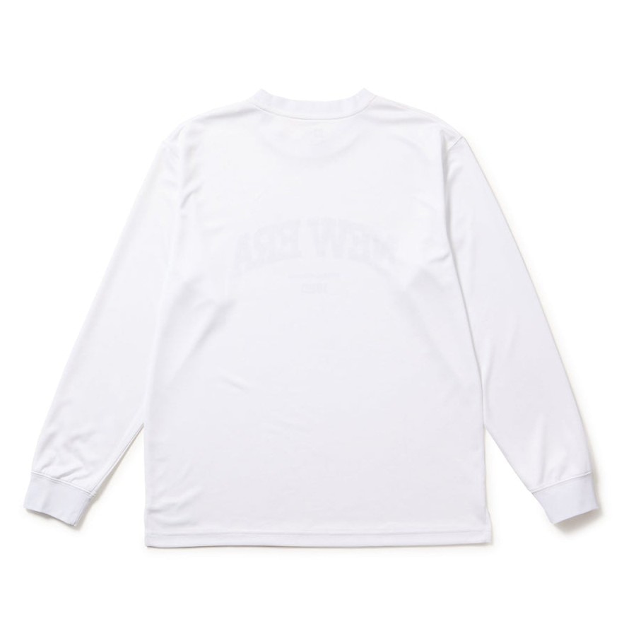 ニューエラ（NEW ERA）（メンズ、レディース）バスケットボールウェア 長袖 オーバーサイズド テック Tシャツ カレッジロゴ 14674776