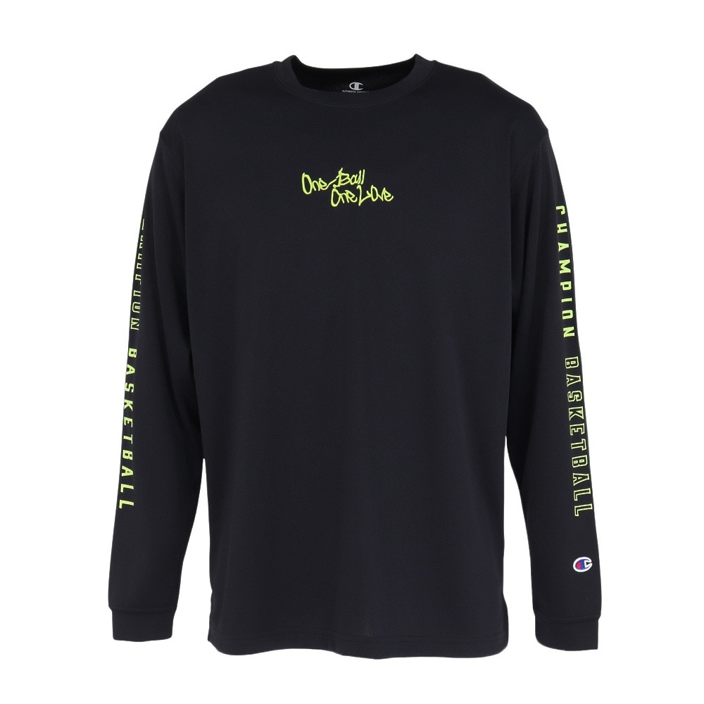 チャンピオン（CHAMPION）（メンズ）バスケットボールウェア 長袖 Tシャツ C3-CB425 9YG