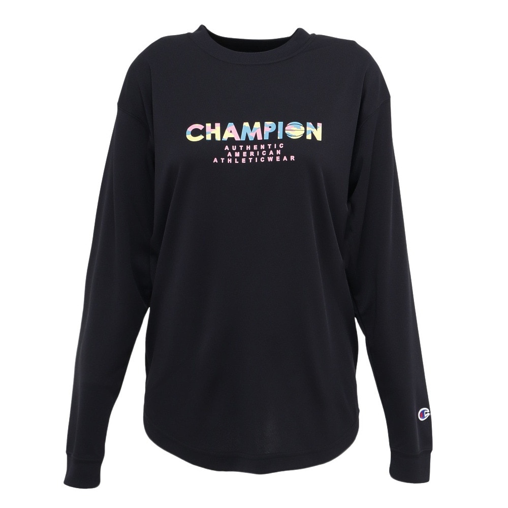 チャンピオン（CHAMPION）（レディース）バスケットボールウェア 長袖 Tシャツ CW-CB421 090