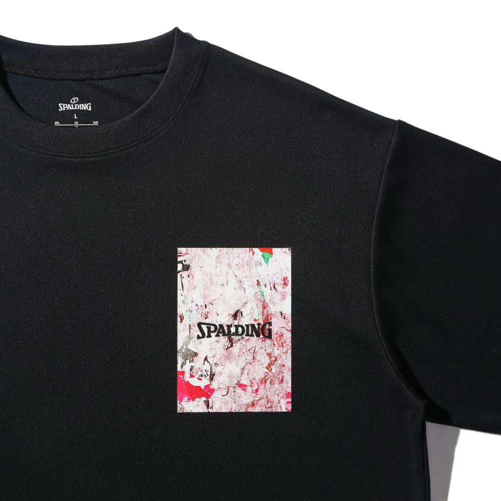 スポルディング（SPALDING）（メンズ）バスケットボールウェア ロングスリーブTシャツ グランジウォール SMT25122BK