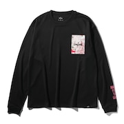 (メンズ)バスケットボールウェア ロングスリーブTシャツ グランジウォール SMT25122BK