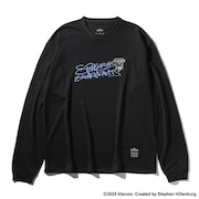 (メンズ)バスケットボールウェア ロングスリーブTシャツ スポンジ・ボブ グラフィティ SMT25155SBK