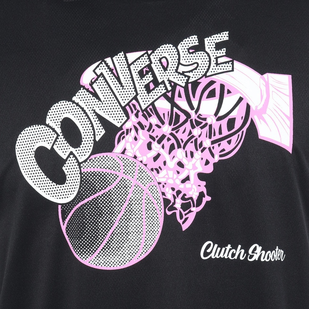 コンバース（CONVERSE）（メンズ、レディース）バスケットボールウェア プリント長袖シャツ CB252365L-1911
