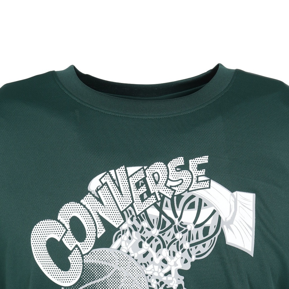 コンバース（CONVERSE）（メンズ、レディース）バスケットボールウェア プリント長袖シャツ CB252365L-4700