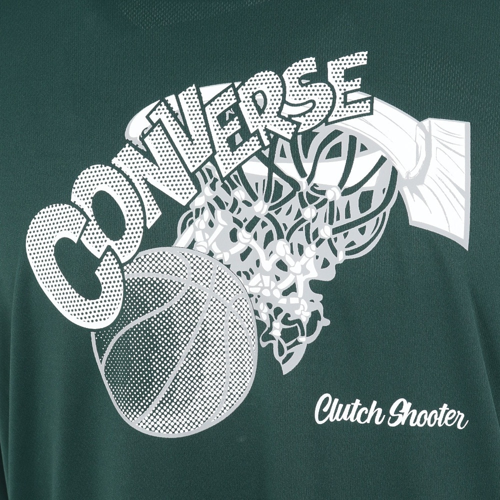 コンバース（CONVERSE）（メンズ、レディース）バスケットボールウェア プリント長袖シャツ CB252365L-4700