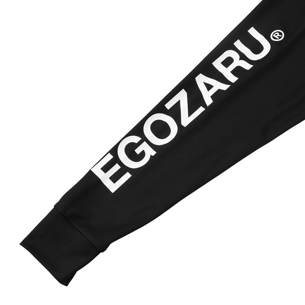 エゴザル（EGOZARU）（メンズ、レディース）バスケットボールウェア ワンサイドラインスリーブロゴ ロングスリーブTシャツ EZFW25ULS001C001