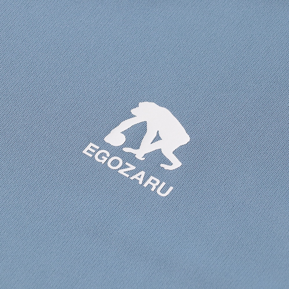 エゴザル（EGOZARU）（メンズ、レディース）バスケットボールウェア ワンサイドラインスリーブロゴ ロングスリーブTシャツ EZFW25ULS001C219