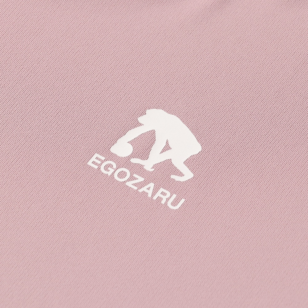 エゴザル（EGOZARU）（メンズ、レディース）バスケットボールウェア ワンサイドラインスリーブロゴ ロングスリーブTシャツ EZFW25ULS001C220