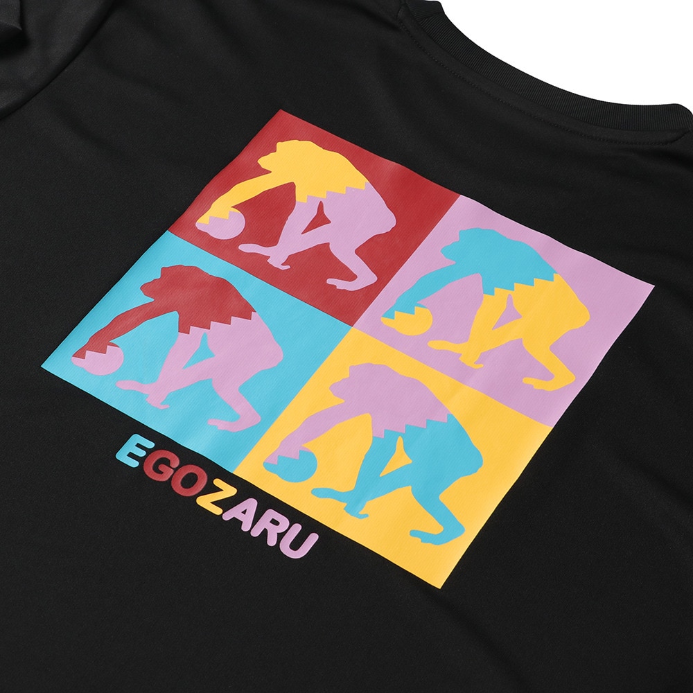 エゴザル（EGOZARU）（メンズ、レディース）バスケットボールウェア クアトロ ロゴ ロングスリーブTシャツ EZFW25ULS003C001