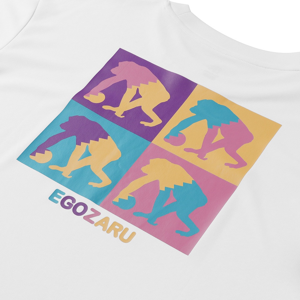 エゴザル（EGOZARU）（メンズ、レディース）バスケットボールウェア クアトロ ロゴ ロングスリーブTシャツ EZFW25ULS003C002