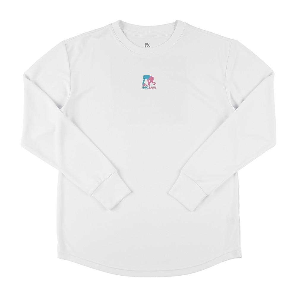 エゴザル（EGOZARU）（メンズ、レディース）バスケットボールウェア クアトロ ロゴ ロングスリーブTシャツ EZFW25ULS003C002