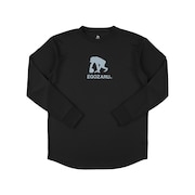 (メンズ、レディース)バスケットボールウェア ラインロゴ バックプリント 長袖Tシャツ EZFW25ULS008 C001