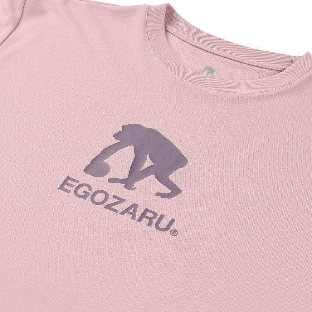 エゴザル（EGOZARU）（メンズ、レディース）バスケットボールウェア ラインロゴ バックプリント 長袖Tシャツ EZFW25ULS008 C220