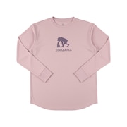 (メンズ、レディース)バスケットボールウェア ラインロゴ バックプリント 長袖Tシャツ EZFW25ULS008 C220