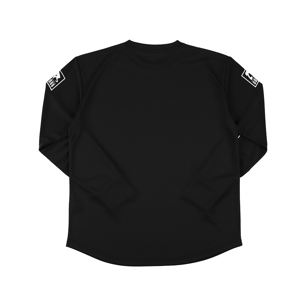 エゴザル（EGOZARU）（メンズ、レディース）バスケットボールウェア アイコンスリーブ 長袖Tシャツ EZFW25ULS009 C001
