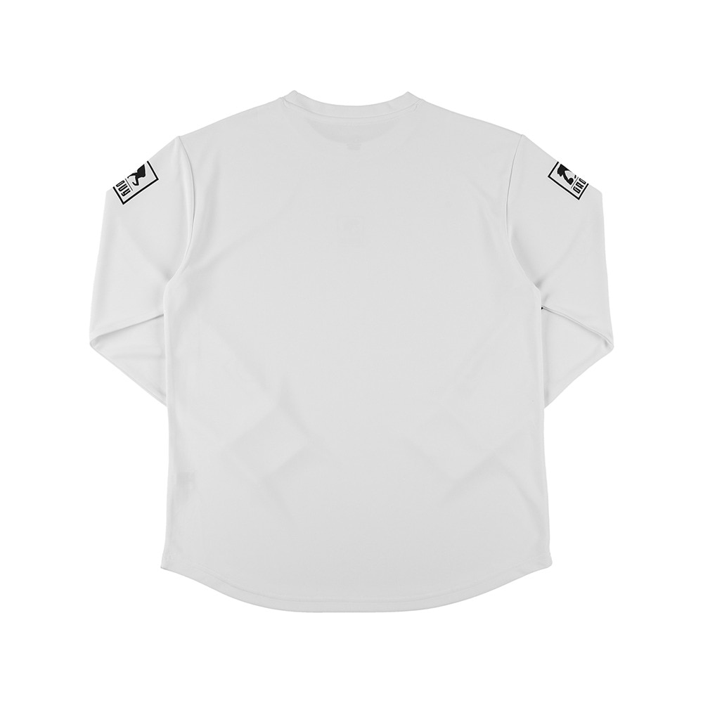 エゴザル（EGOZARU）（メンズ、レディース）バスケットボールウェア アイコンスリーブ 長袖Tシャツ EZFW25ULS009 C002