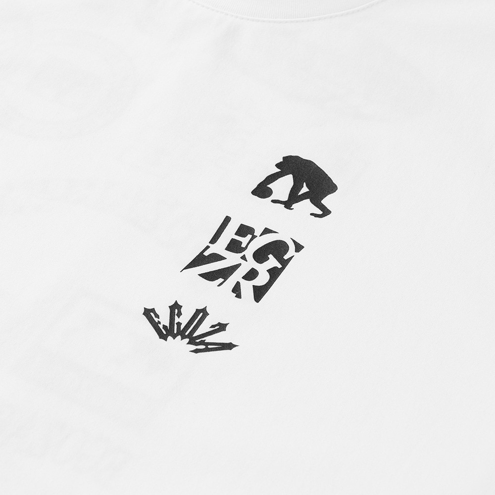 エゴザル（EGOZARU）（メンズ、レディース）バスケットボールウェア アイコンバックプリント 長袖Tシャツ EZFW25ULS012 C002