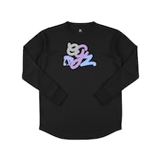 (メンズ、レディース)バスケットボールウェア マルチスクリプト 長袖Tシャツ EZFW25ULS013 C001