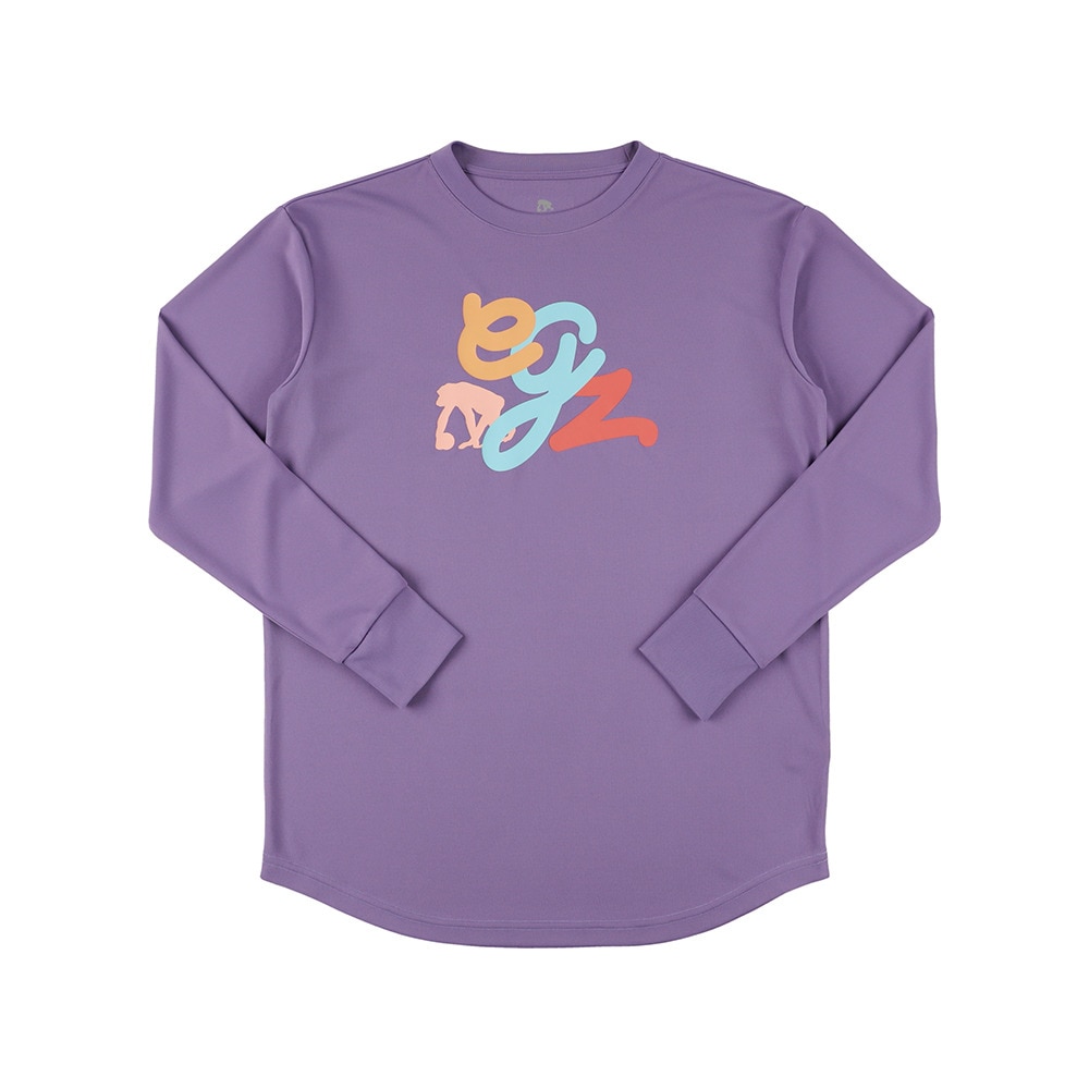 エゴザル（EGOZARU）（メンズ、レディース）バスケットボールウェア マルチスクリプト 長袖Tシャツ EZFW25ULS013 C223