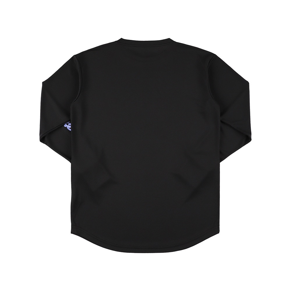 エゴザル（EGOZARU）（メンズ、レディース）バスケットボールウェア マルチスクリプト ロゴ 長袖Tシャツ EZFW25ULS014 C001