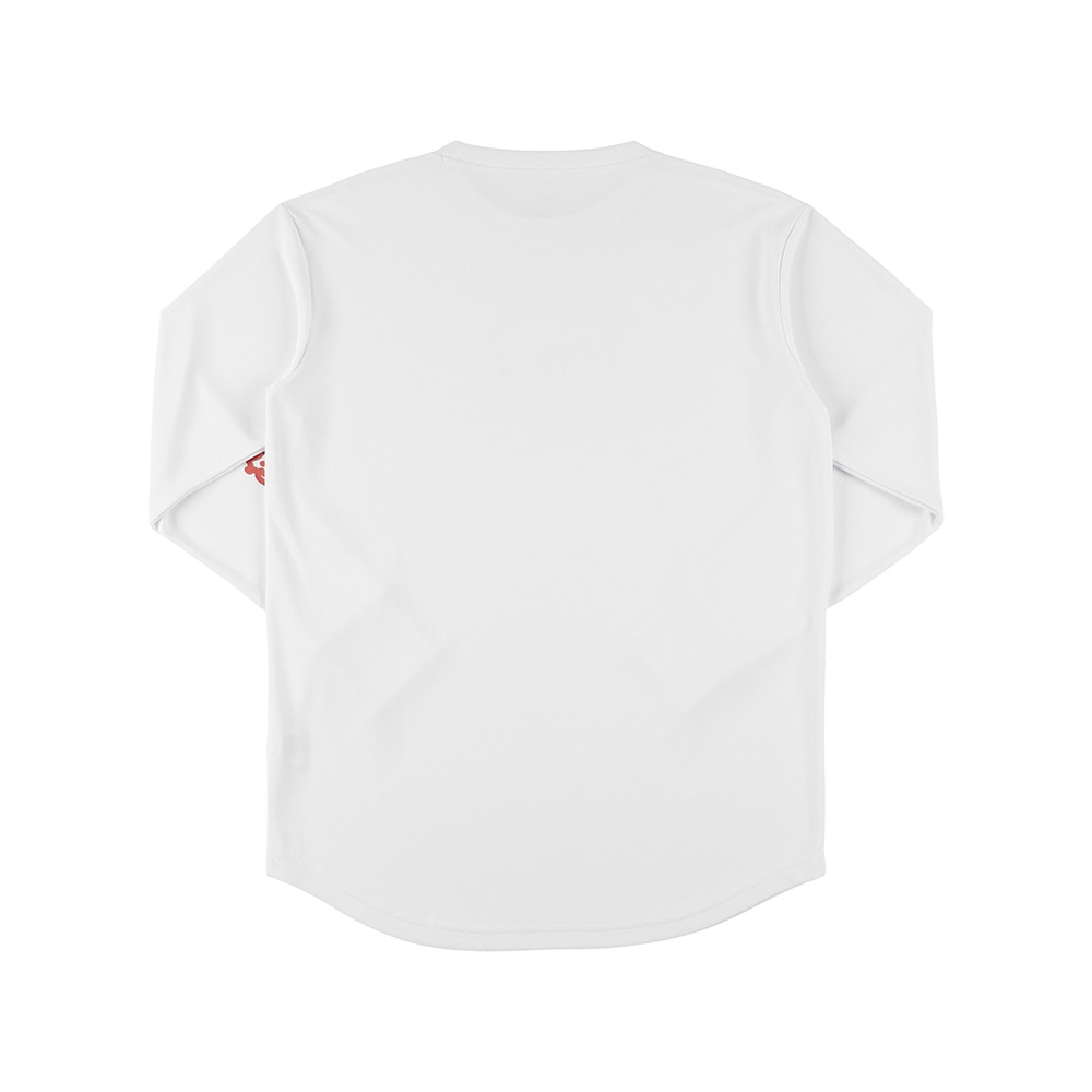 エゴザル（EGOZARU）（メンズ、レディース）バスケットボールウェア マルチスクリプト ロゴ 長袖Tシャツ EZFW25ULS014 C002
