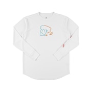 (メンズ、レディース)バスケットボールウェア マルチスクリプト ロゴ 長袖Tシャツ EZFW25ULS014 C002