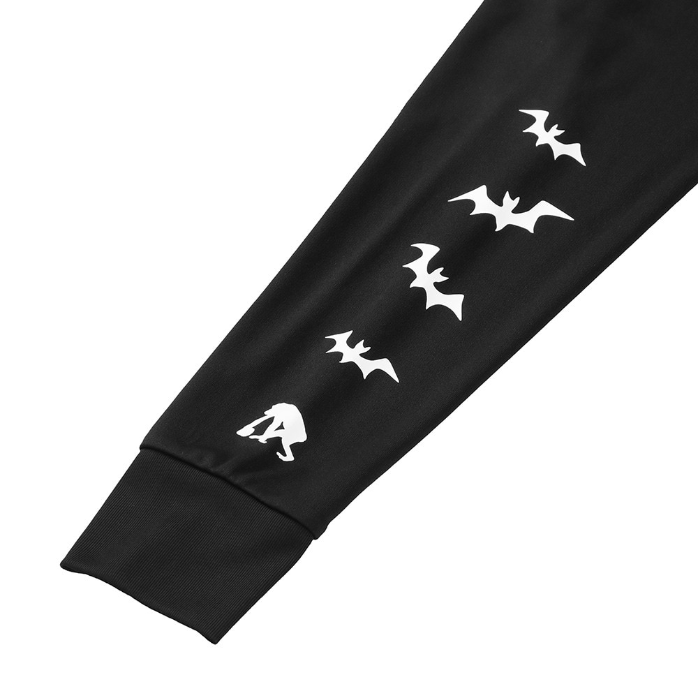 エゴザル（EGOZARU）（メンズ）バスケットボールウェア グロウ ホラーロゴ 長袖Tシャツ EZFW25ULS025C001
