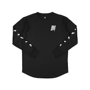 (メンズ)バスケットボールウェア グロウ ホラーロゴ 長袖Tシャツ EZFW25ULS025C001