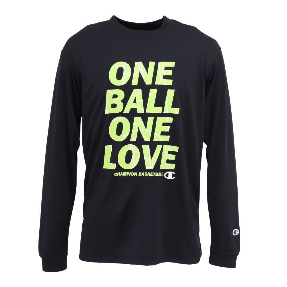 チャンピオン（CHAMPION）（メンズ）バスケットボールウェア 長袖 Tシャツ C3-CB427 090