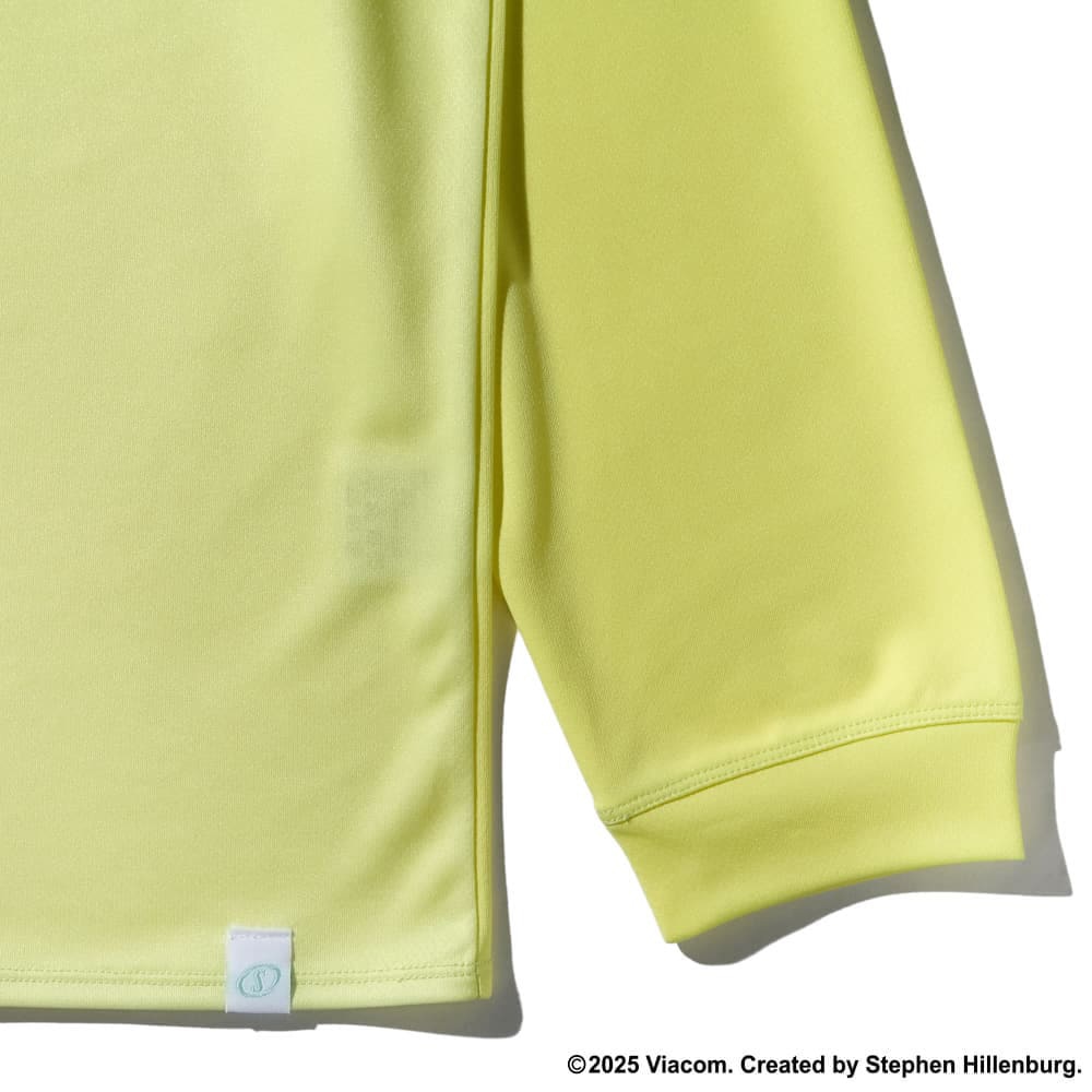 スポルディング（SPALDING）（メンズ）バスケットボールウェア ロングスリーブTシャツ スポンジ・ボブ ネオンアート SMT25154SML