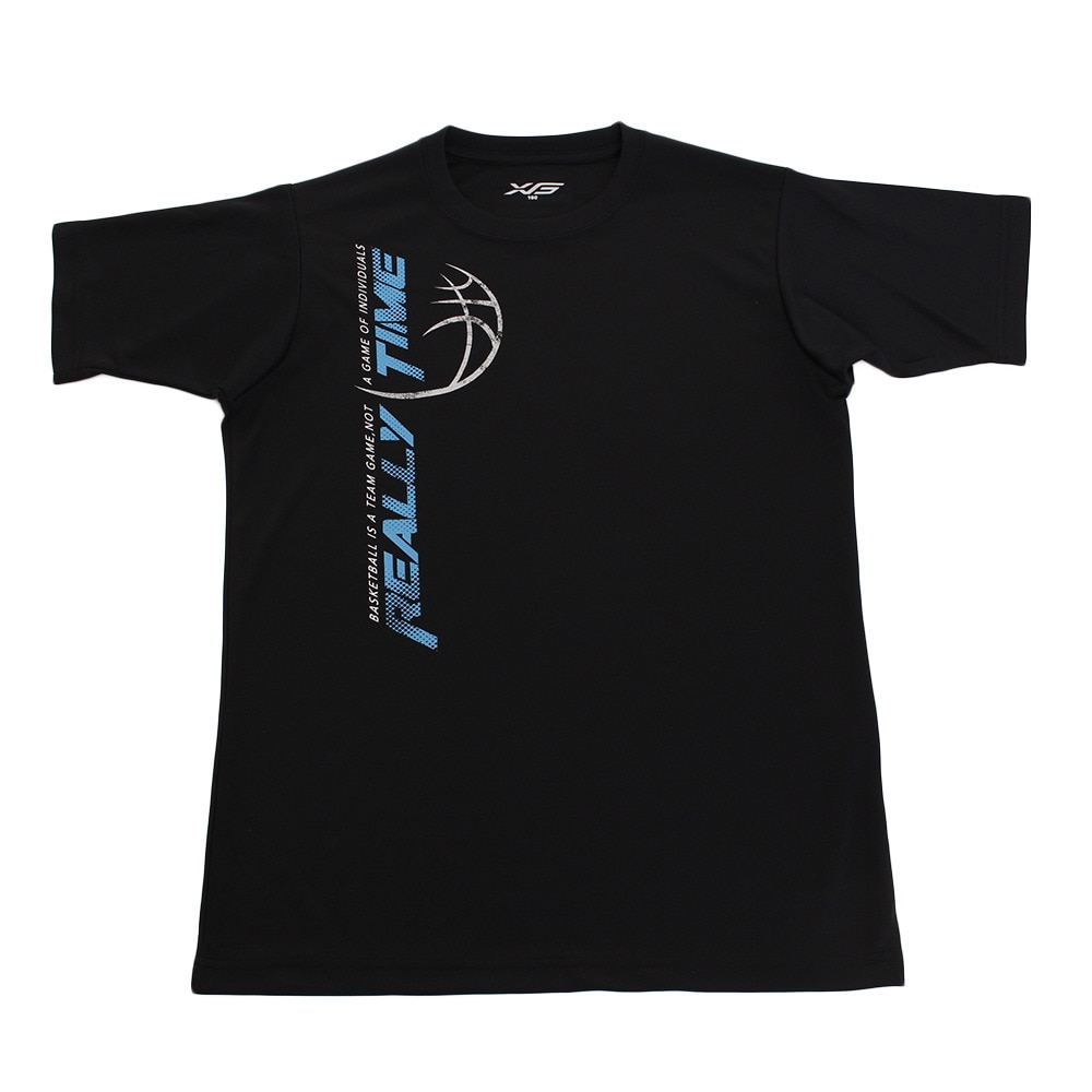 Tシャツ ジュニア 半袖 ドライプラス 吸汗速乾 751G9CD1039 BLK 【 バスケットボール ウェア 】