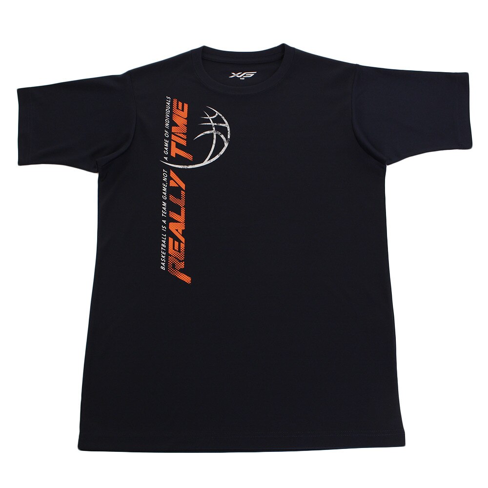 Tシャツ ジュニア 半袖 ドライプラス 吸汗速乾 751G9CD1039 NVY 【 バスケットボール ウェア 】