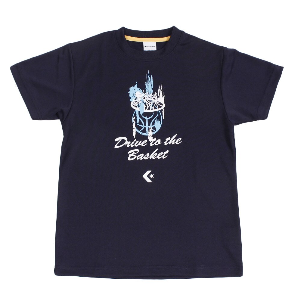  Ｔシャツ ジュニア 半袖 プリント CB491302-2900 【 バスケットボール ウェア 】