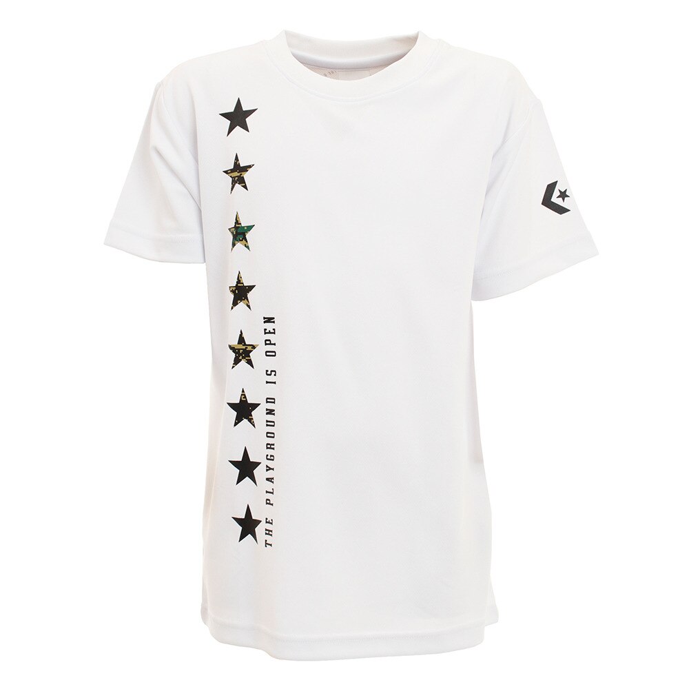 Ｔシャツ ジュニア 半袖 プリント CBA401358-1100 【 バスケットボール ウェア 】