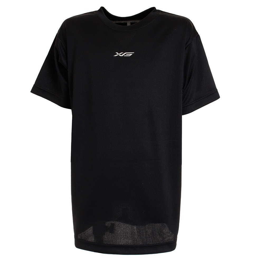 Ｔシャツ ジュニア 半袖 ドライプラス 吸汗速乾 Keep smiling 751G0ES8226 BLK 【 バスケットボール ウェア 】