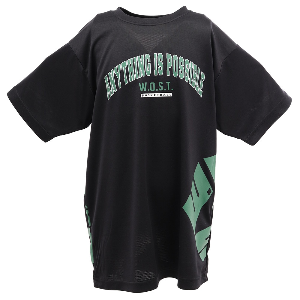 Ｔシャツ ジュニア 半袖 DEO PARTS Anything is possible 751G0ES8217 BLK 【 バスケットボール ウェア 】