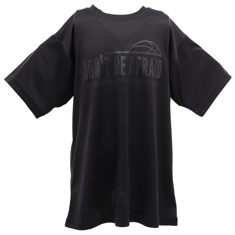 Ｔシャツ ジュニア 半袖 DEO PARTS Dont be afraid 751G0ES8218 BLK 【 バスケットボール ウェア 】