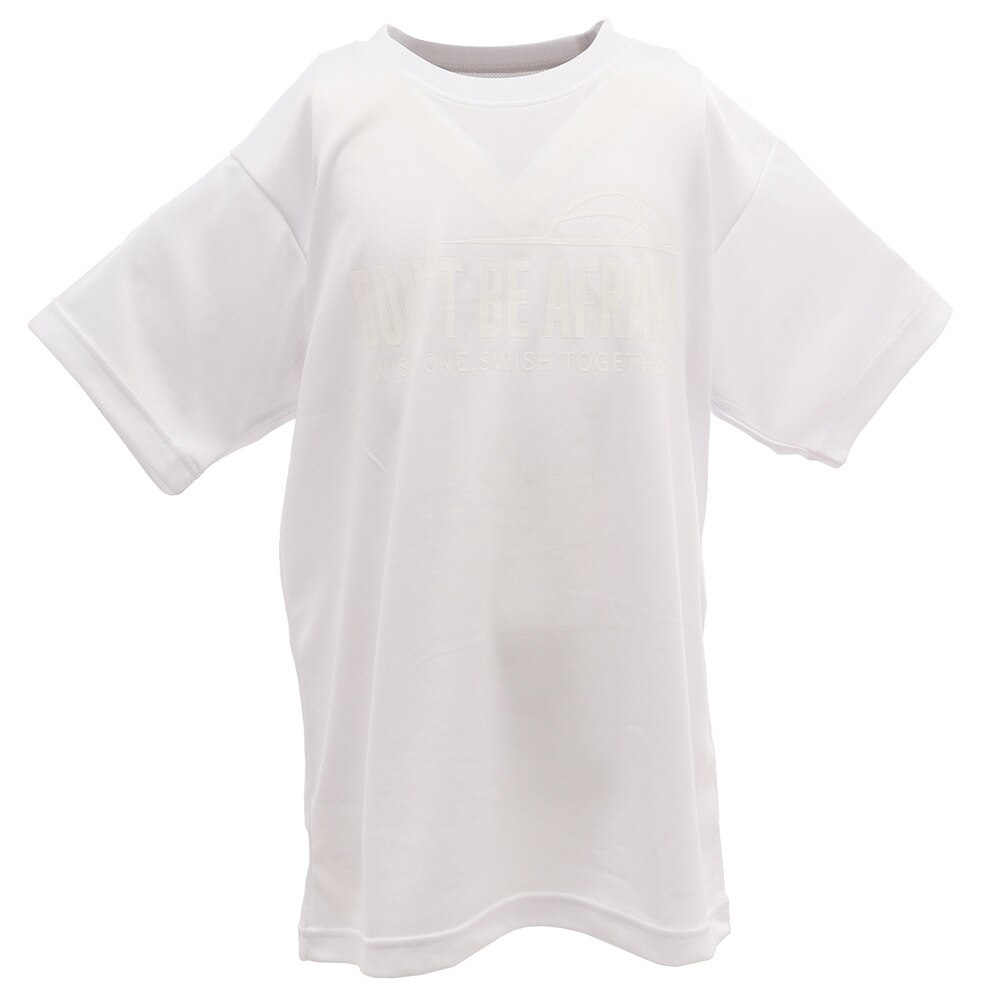 Ｔシャツ ジュニア 半袖 DEO PARTS Dont be afraid 751G0ES8218 WHT 【 バスケットボール ウェア 】