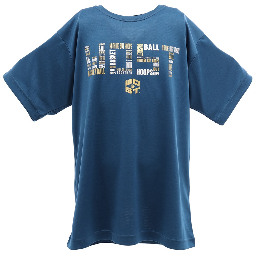 Ｔシャツ ジュニア 半袖 DEO PARTS Nothing but beieve 751G0ES8219 BLU 【 バスケットボール ウェア 】