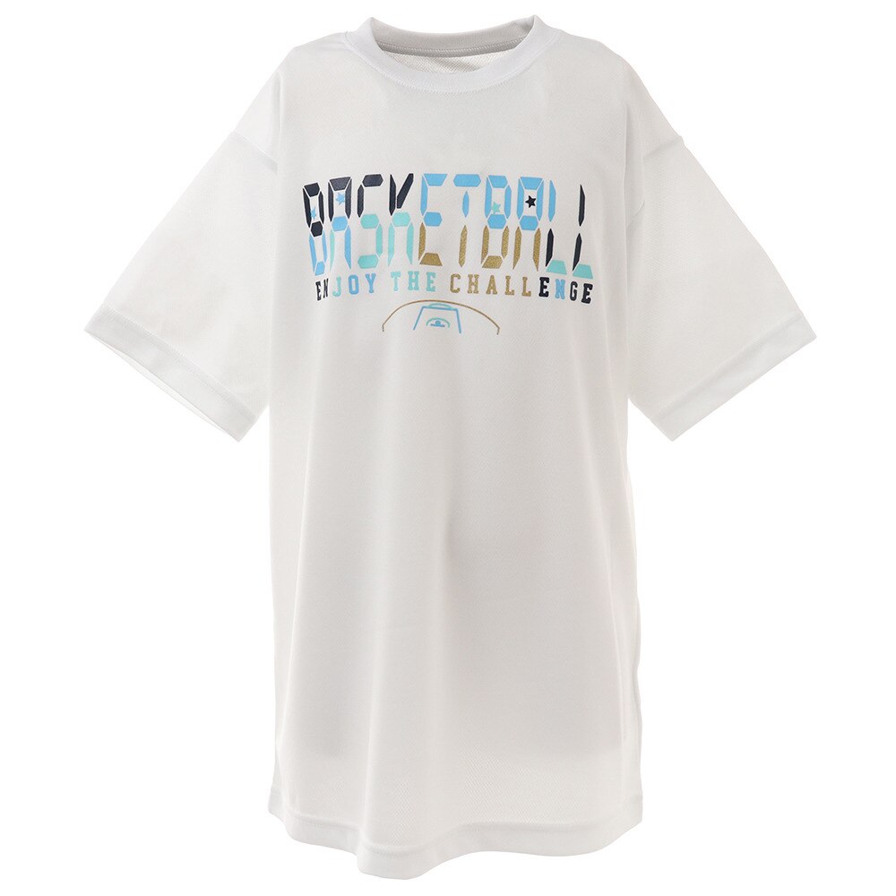  ジュニア 半袖Tシャツ DP Enjoy the chal 751G1ES4424 WHT