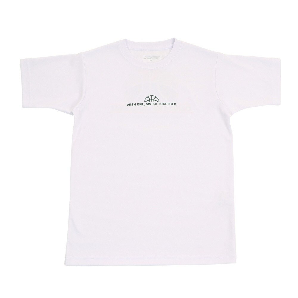 ジュニア ドライプラス ENJOY THE CHALLENGE 半袖Tシャツ 751G1CD4420 WHT