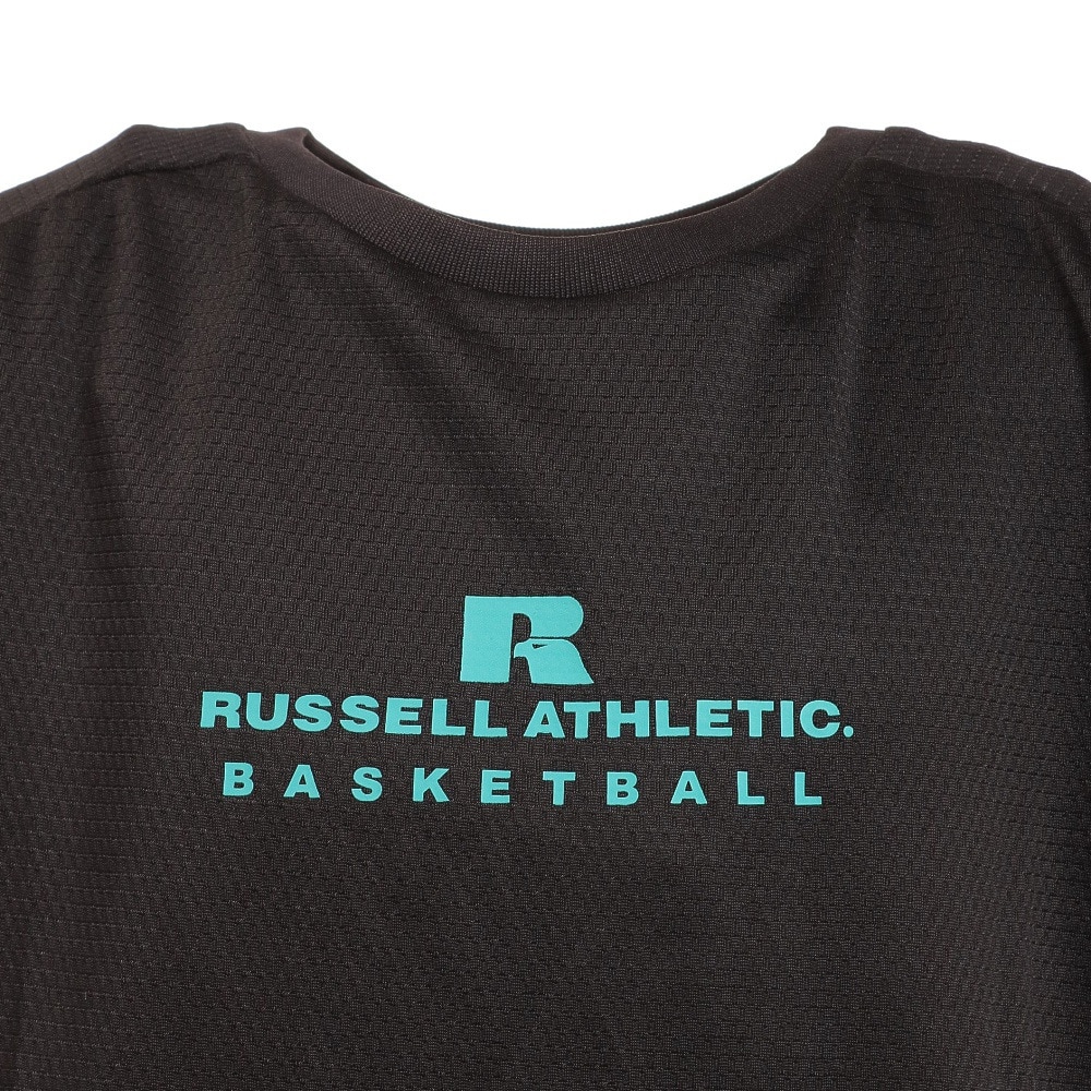 ラッセル（RUSSELL）（キッズ）バスケットボールウェア ジュニア DRYPOWER Tシャツ RBBJ21S001 BLK