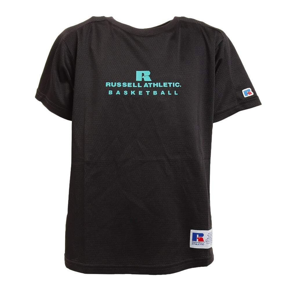 ラッセル（RUSSELL）（キッズ）バスケットボールウェア ジュニア DRYPOWER Tシャツ RBBJ21S001 BLK