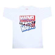 マーベル（MARVEL）（キッズ）バスケットボール ウェア UVカット キャラクター ジュニア マーベル ロゴ 半袖 Tシャツ DS0212022 吸汗速乾 抗菌防臭